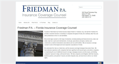 Desktop Screenshot of friedmanpa.com